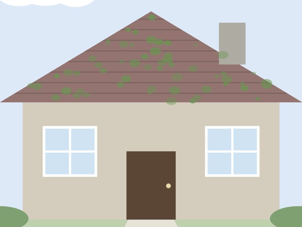 (サンプル)施工前の建物のイラスト